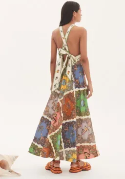 Alemais Trippy Troppo Halter Midi Dress Multi Size 12 for rent on The Volte - image 2