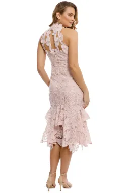 Thurley Waterlily Midi Dress Nude Size 10 for rent on The Volte - image 3