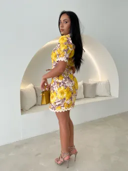 Zimmermann High Tide Ric Rac Mini Dress Floral Size 1/Au 10 for rent on The Volte - image 3