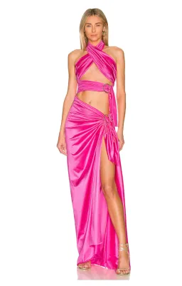 Bronx & Banco Cleopatra Maxi Dress Pink Size 8 for rent on The Volte - image 1