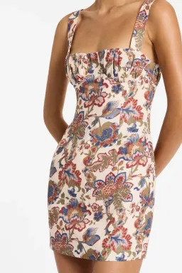 Sir the Label Bettina Mini Dress Floral Size 1 / Au 8 for rent on The Volte - image 2