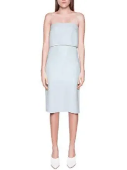 Dion Lee Blue Column Midi Dress Blue Size AU 6 for rent on The Volte - image 1