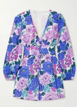 Zimmermann Poppy Plunge Playsuit Floral Size 1 / Au 10 for rent on The Volte - image 4