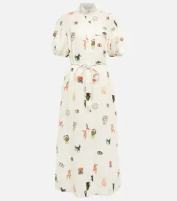 Alemais Hera Midi Shirt Dress Print Size 14 for rent on The Volte - image 3