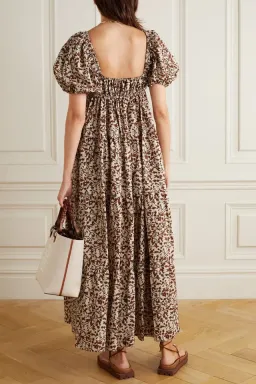 Mattaeu Cotton Poplin Maxi Dress  Floral Size 14 for rent on The Volte - image 2