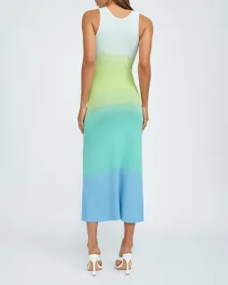 By Johnny Amina Ombré Knit Midi Dress Multi Size 10 / M for rent on The Volte - image 3
