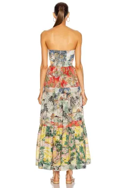 Zimmermann Juliette Tie Front Dress in Spliced Size 0/Au 8  for rent on The Volte - image 2