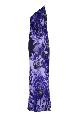 Rat & Boa Simonetta Maxi Dress Purple Orchid Print Size S/Au 8 for rent on The Volte - image 3