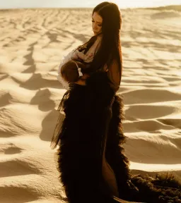 Gigi Tulle Robe in Black One Size for rent on The Volte - image 2