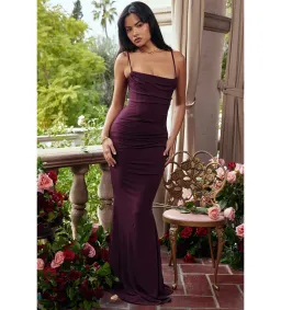 House of CB Lani Corset Maxi Dress Merlot Size S / Au 8 for rent on The Volte - image 1