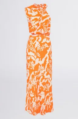 Sheike Florida Dress Orange Size 8 for rent on The Volte - image 3