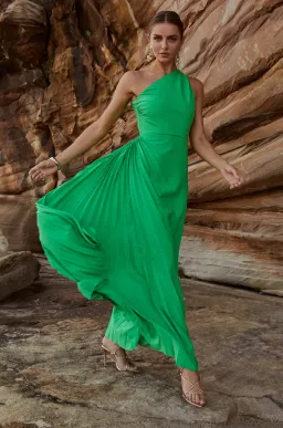 Sonya Moda Azalea Gown In Barcelona Green Size 6 for rent on The Volte - image 1