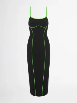 Sheike Vixen Midi Dress Black Size 12 / L for rent on The Volte - image 3