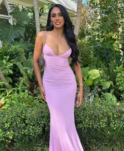 House Of CB Loren Maxi Dress Pink Size S / Au 8 for rent on The Volte - image 4