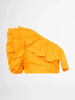 Sheike Allegra Frill Top and Maxi Skirt Set Yellow Size 16/14 for rent on The Volte - image 4