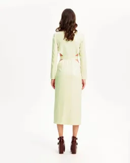 Alice McCall Night SkyMidi Trench Dress Green Size 12  for rent on The Volte - image 2