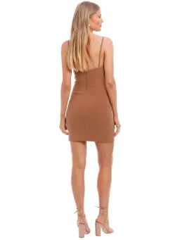 Bec & Bridge Maddison Sleeveless Mini Dress in Chocolate Size AU 6 for rent on The Volte - image 2