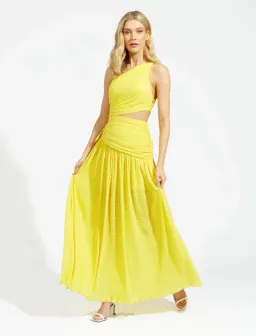 Alice McCall Lolita Maxi Dress Mango Yellow Size AU 10 for rent on The Volte - image 2