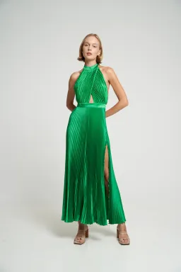 Lidee Renaissance Gown Green Size AU 6 for rent on The Volte - image 1