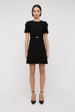 Scanlan Theodore Italian Milano Dress Black Size 12 for rent on The Volte - image 1