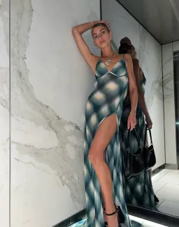 Bec & Bridge Edie Split Maxi Dress Print Size 8 for rent on The Volte - image 4