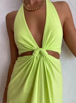 Camila and Marc Zandar Maxi Dress Apple Sorbet Size 6 for rent on The Volte - image 2