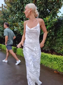 Rat & Boa Primrose Dress Off White Size XS / Au 6  for rent on The Volte - image 4