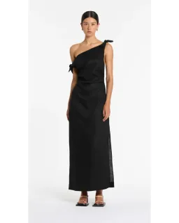 Sir the Label Bettina Off Shoulder Dress Black Size AU 10 for rent on The Volte - image 1