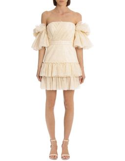 Acler Cooper Dress Cream Size AU 10 for rent on The Volte - image 1