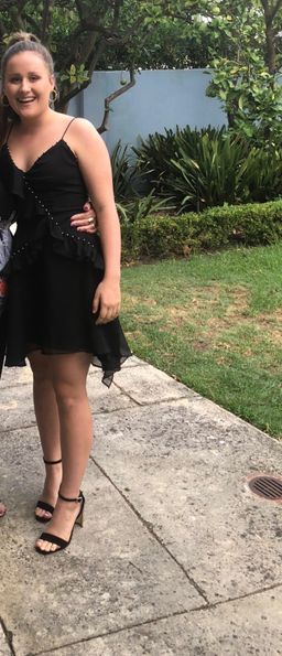 speakeasy ruffle minidress  for rent on The Volte - image 2