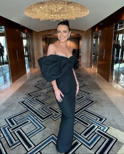 Rachel Gilbert Xavier Gown Black Size3/AU12 for rent on The Volte - image 4