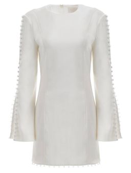 Misha Analiese Mini Dress White Size 8 for rent on The Volte - image 4