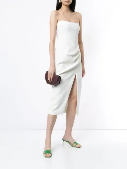Manning Cartell Ivory Strapless Dress White Size AU 8  for rent on The Volte - image 1