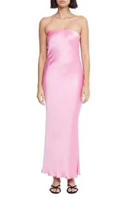 Bec & Bridge Moon Dance Strapless Dress Pink Size AU 8 for rent on The Volte - image 1