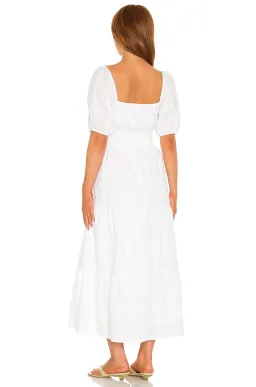 Faithful The Brand Rene Midi Dress White Size 12 for rent on The Volte - image 2