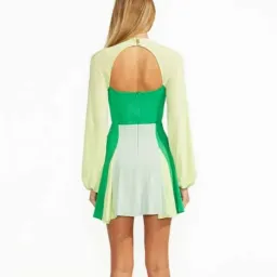 Alice McCall Bnwt Clover In Tulum Mini Dress Green Size AU 8 for rent on The Volte - image 3