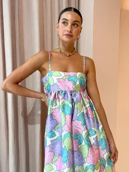 Alemais Luella Midi Dress Multi Coloured Size AU 8 for rent on The Volte - image 4