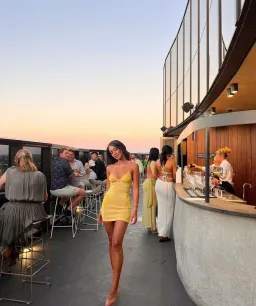 Natalie Rolt Josie Dress Yellow Size 8 for rent on The Volte - image 4