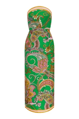 Alemais Marion Bodice Dress Emerald Size 6 for rent on The Volte - image 3