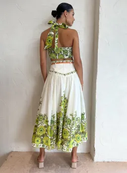 Alemais Wallis Bralette And Skirt Set Myrtle Size 8 for rent on The Volte - image 3