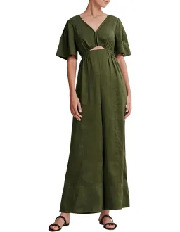 Country Road Tailored Jumpsuit Green Size 12 for rent on The Volte - image 1