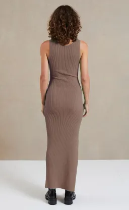 Bec & Bridge Riviera Midi Dress Brown Size 8 for rent on The Volte - image 2