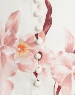 Zimmermann Corsage Linen Dress Floral Size 10 for rent on The Volte - image 2