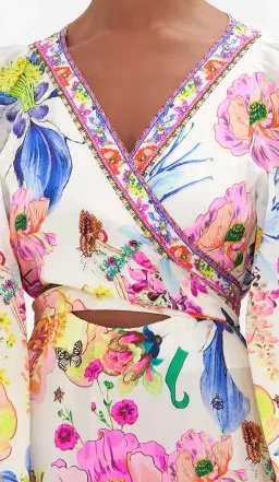 Camilla Wrap Tie Dress Fairy Gang Size 8  for rent on The Volte - image 2