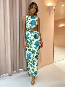 Sir the Label Alexandre Knot Dress in Marguerite Print Size 10 for rent on The Volte - image 12