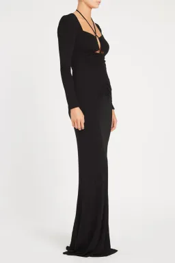 Rebecca Vallance Riccardo Gown Black Size 8 for rent on The Volte - image 2