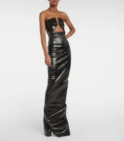 Rick Owens Prong Dress Black Size 10 for rent on The Volte - image 1