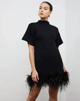Rachel Gilbert Rita Mini Dress Black Size M / AU 10 for rent on The Volte - image 2