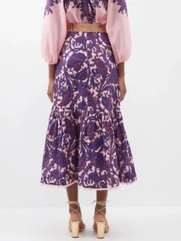 ZIMMERMANN Tiggy Billow Blouse & the Tiggy Frill Hem Midi Skirt (4/AU16) for rent on The Volte - image 11