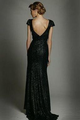 Jadore navy sequin dress for rent on The Volte - image 2